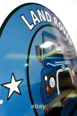 Land Rover Defender 110 Retro Off-Road Metal Sign 50 cm (19.7)