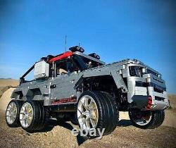 Land Rover Defender 6x6 Rhd Off Road Tow Truck Custom Cmf For Lego Technic 42110