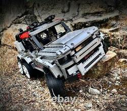 Land Rover Defender 6x6 Rhd Off Road Tow Truck Custom Cmf For Lego Technic 42110