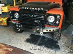 Land Rover Defender 90 110 130 Front Winch Bumper Squared Off Road Protection