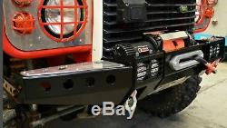 Land Rover Defender 90 110 130 Front Winch Bumper Squared Off Road Protection