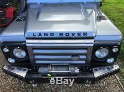 Land Rover Defender 90 110 130 Front Winch Bumper Squared Off Road Protection