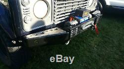 Land Rover Defender 90 110 130 Front Winch Bumper Squared Off Road Protection