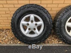 Land Rover Defender / Discovery 1 Alloy Wheels and 4x4 Off Road Tyres 235/85/16