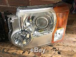 Land Rover Discovery 3 Front Headlights Pair Left & Right Near & Off Side Xenon