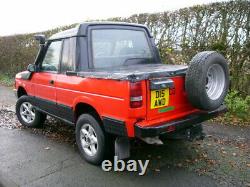 Land Rover Discovery Range Classic red pick up conv. 4x4 truck off on roader FWD