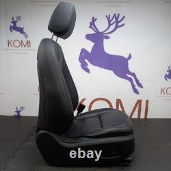 Land Rover Discovery Sport L550 16-20 Front Right/off Side Black Leather Seat