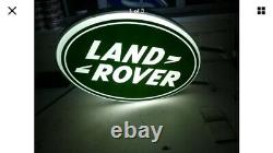 Land Rover Double Sided Illuminated Sign Garage Dealership 90 110 Off Road 1