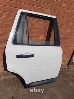 Land Rover Freelander 2 Door Drivers Rear In Fuji White Off Side OSR