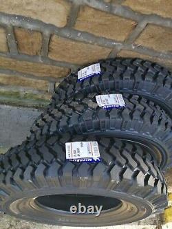 Landrover Defender Michelin 4x4 O-R XZL 7.50/16C Tyres Chunky Off Road