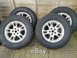 Landrover Discovery 3 17 Alloy Wheels Kumo, Off Road Tyres + 1 unused road tyre