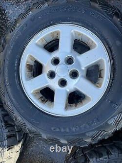 Landrover Discovery P38 16 Alloy Wheels 245/75/16 Tyres & Spacers Nuts Off-road