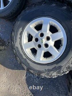 Landrover Discovery P38 16 Alloy Wheels 245/75/16 Tyres & Spacers Nuts Off-road