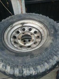 Landrover off road wheels and tyres