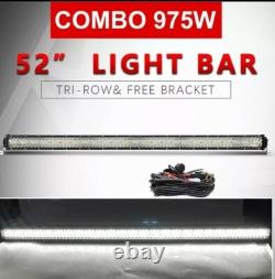 Led Bar Off-Road 52 4X4 Suv Combo 675W For Land Rover Jeep Toyota Light