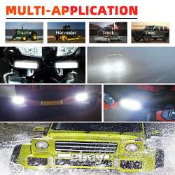 Led Work Light Bar Spot Flood Beam Fog Driving Lamp Offroad Car Truck Suv Atv