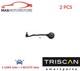 Left Right Wishbone Set Front Outer Low Triscan 8500 17546 2pcs A New