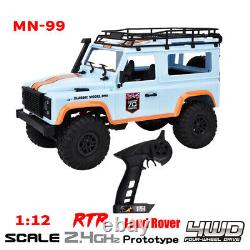 MN-99 2.4G 1/12 4WD Crawler RC Car RTR Off-road Vehicle Simulation Land Rover