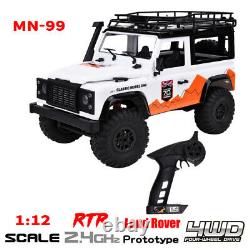 MN-99 2.4G 1/12 4WD Crawler RC Car RTR Off-road Vehicle Simulation Land Rover