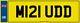 Mud Dirt Number Plate M121 Udd Jeep 4x4 Defender Landrover Trail Off Road Muck