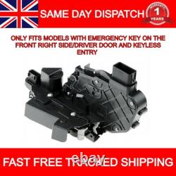 New Front Right Central Door Lock Fits Jaguar Xf Cc9 2008-15 14 Pins Ej3a21812ca