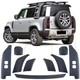 Off Road Protective Set Black for Land Rover Defender L663 110 Since 2019