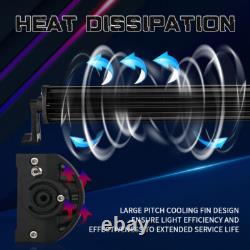 Off-road 52inch Led Light Bar Spot Flood Bracket Kits Land Rover Discovery 1 & 2