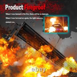 Off-road 52inch Led Light Bar Spot Flood Bracket Kits Land Rover Discovery 1 & 2