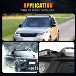 Off-road 52inch Led Light Bar Spot Flood Bracket Kits Land Rover Discovery 1 & 2