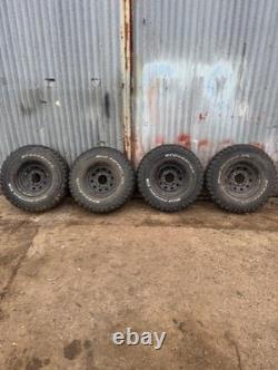 Off road tyres 225/85R16 mud -terrains on LandRover rims