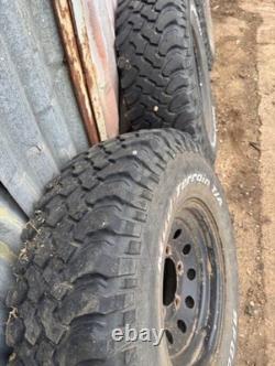 Off road tyres 225/85R16 mud -terrains on LandRover rims