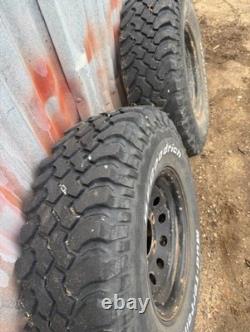 Off road tyres 225/85R16 mud -terrains on LandRover rims