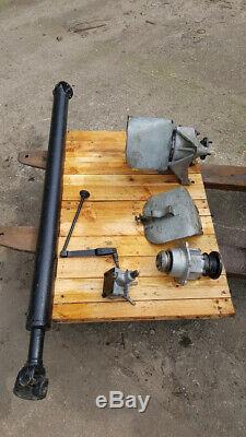 RARE FIND Land Rover Series Rear Power Take-off Assy, with original guard