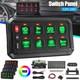 RGB 8 Gang Switch Panel On-Off LED Circuit Control For Jeep Off-Road UTV Marine