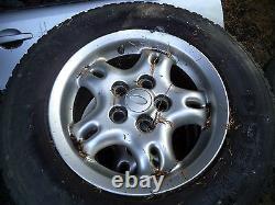 Range Rover Original X4 Winter Alloy Wheels Off Road Camper Wheel Set Matt