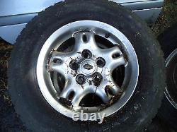 Range Rover Original X4 Winter Alloy Wheels Off Road Camper Wheel Set Matt