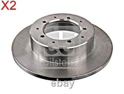 Rear Brake Disc x2 Pcs FEBI Fits LAND ROVER Defender Discovery I 571912