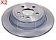 Rear Brake Disc x2 Pcs FEBI Fits LAND ROVER Freelander 2 LR039935