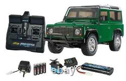 Remote Control Tamiya 1/10 Land Rover Defender 90 4x4 Kit With Controller DA1626