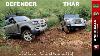 Rock Crawling With Landrover Defender And Mahindra Thar 2020 Offroading