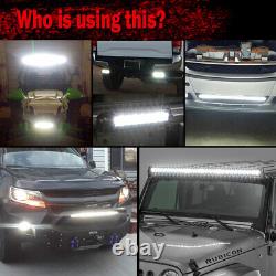 Roof Silm 6D 50inch LED Work Light Bar Driving Truck Offroad ATV SUV 4x4 PK 52