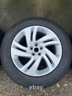 Set Of 4 Range Rover Evoque 18 Wheels And Tyres Genuine Alloys Take Offs