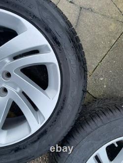 Set Of 4 Range Rover Evoque 18 Wheels And Tyres Genuine Alloys Take Offs