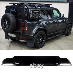 Shiny Black Rear Roof Spoiler Offroad Lid For 2020-UP Land Rover Defender L1663
