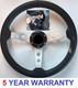 Sports 3 Spoke Steering Wheel & Snap Off Boss Kit 36 Spline Land Rover Defender