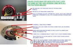 Suede Steering Wheel And Quick Release Snap Off Boss Kit Hub 350mm 13.7 Inch