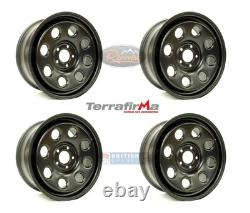 TERRAFIRMA STEEL WHEELS OFF ROAD WHEELS 8x18 for LAND ROVER DISCOVERY TF152 X4