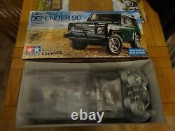 Tamiya Land Rover Defender 90 Cc-01 Chassis New In Box Kit C/w Esc + Led Lights