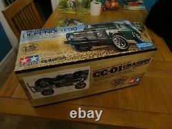 Tamiya Land Rover Defender 90 Cc-01 Chassis New In Box Kit C/w Esc + Led Lights