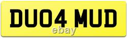 Td5 Land Rover Off Road Fwd Number Plate Du04 Mud / 2 Of Us! Defender Discovery
